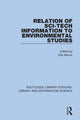 Book cover of: Relation of Sci-Tech Information to Environmental Studies. By: Ellis Mount