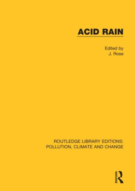 Book cover of: Acid Rain