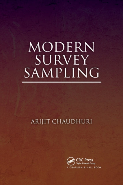 Book cover of: Modern Survey Sampling. By: Arijit Chaudhuri