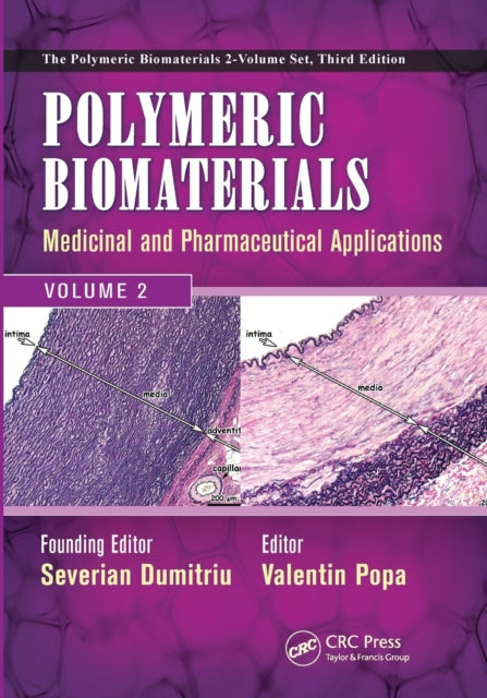 Book cover of: Polymeric Biomaterials. By: Severian Dumitriu