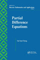 Book cover of: Partial Difference Equations. By: Sui Sun Cheng