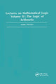 Book cover of: Logic of Arithmetic. By: Walter Felscher