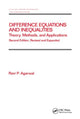 Book cover of: Difference Equations and Inequalities. By: Ravi P. Agarwal