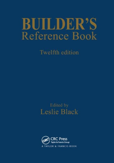 Book cover of: Builder's Reference Book. By: Leslie Black