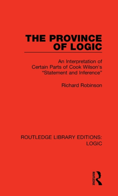 The Province of Logic
