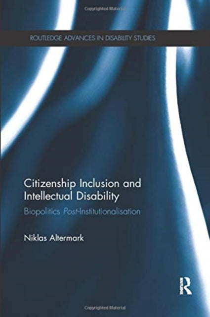 Book cover of: Citizenship Inclusion and Intellectual Disability. By: Niklas Altermark