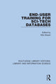 Book cover of: End-User Training for Sci-Tech Databases. By: Ellis Mount