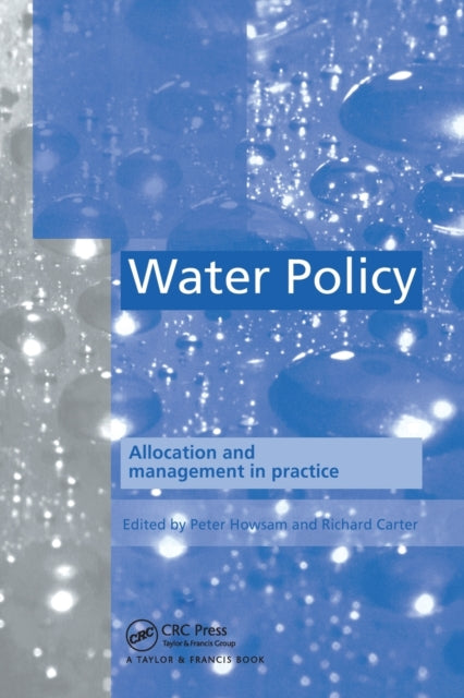 Book cover of: Water Policy
