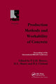 Book cover of: Production Methods and Workability of Concrete. By: P. J. M. Bartos