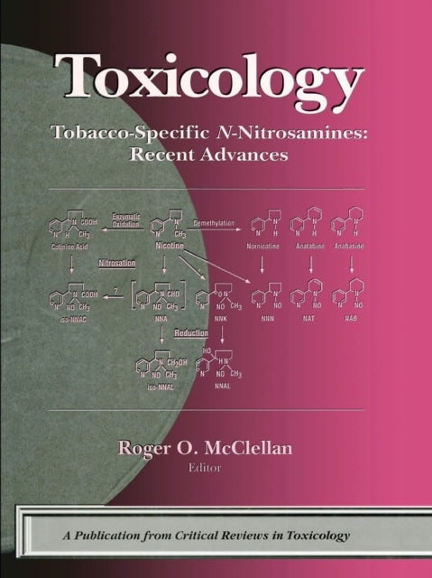 Book cover of: Tobacco-Specific N-Nitrosamines Recent Advances
