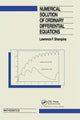 Book cover of: Numerical Solution of Ordinary Differential Equations
