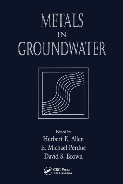 Book cover of: Metals in Groundwater