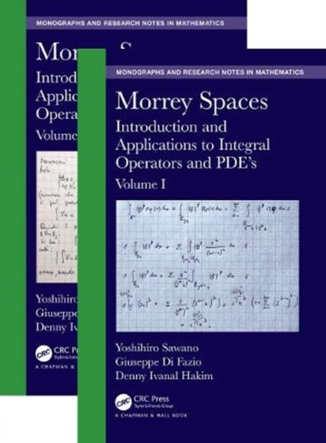 Book cover of: Morrey Spaces. By: Yoshihiro Sawano