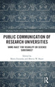 Book cover of: Public Communication of Research Universities. By: Marta Entradas