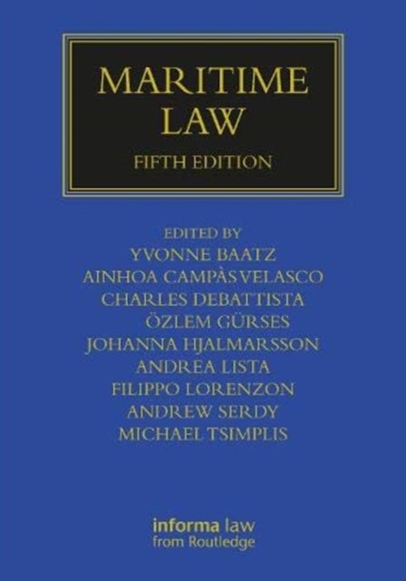 Book cover of: Maritime Law. By: Yvonne Baatz