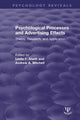Book cover of: Psychological Processes and Advertising Effects