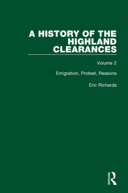 Book cover of: History of the Highland Clearances. By: Eric Richards