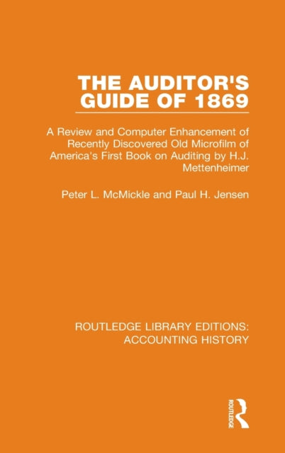 Book cover of: Auditor's Guide of 1869. By: Peter L. McMickle