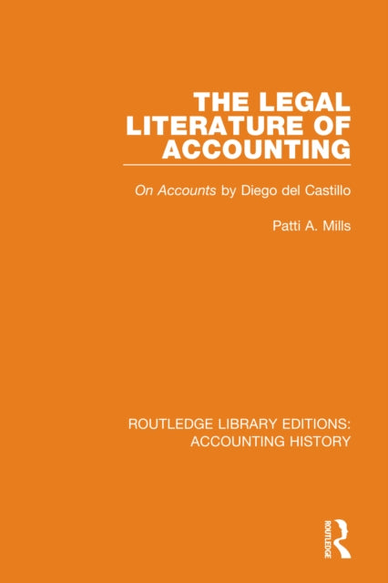 Book cover of: Legal Literature of Accounting. By: Diego Del Castillo