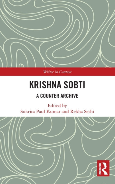 Book cover of: Krishna Sobti. By: Sukrita Paul Kumar