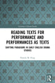 Book cover of: Reading Texts for Performance and Performances as Texts. By: Pamela M. King