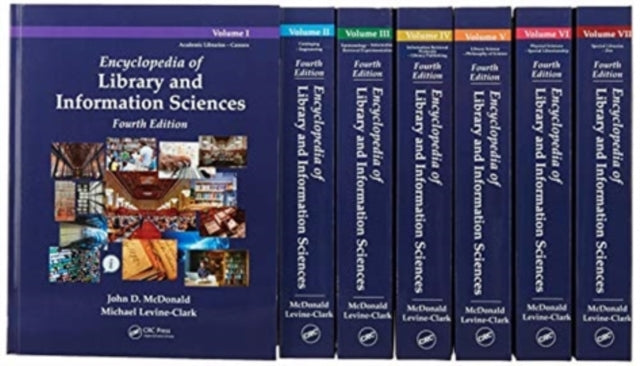 Book cover of: Encyclopedia of Library and Information Sciences. By: John D. McDonald