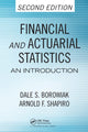 Book cover of: Financial and Actuarial Statistics. By: Dale S. Borowiak
