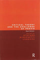 Book cover of: Critical Theory and the Challenge of Praxis. By: Stefano Giacchetti Ludovisi