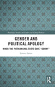 Book cover of: Gender and Political Apology. By: Emma Dolan