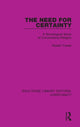 Book cover of: Need for Certainty. By: Robert Towler