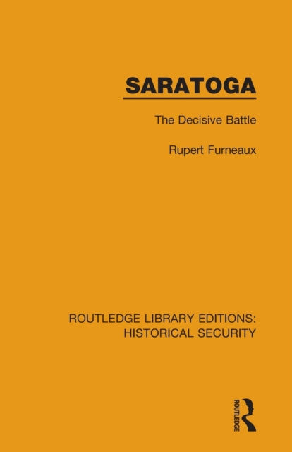 Book cover of: Saratoga. By: Rupert Furneaux