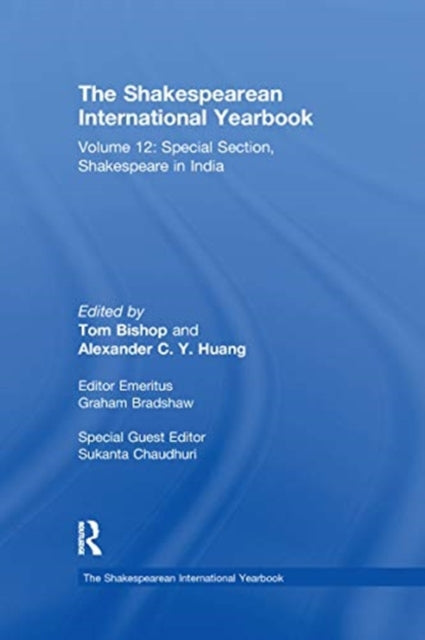 Book cover of: Shakespearean International Yearbook. By: Tom Bishop