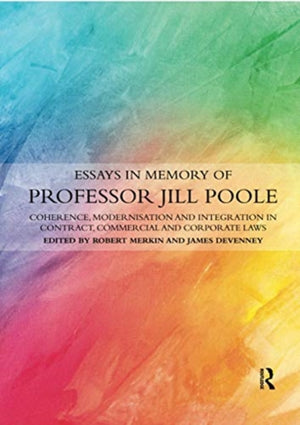 Essays in Memory of Professor Jill Poole