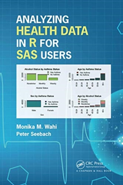 Book cover of: Analyzing Health Data in R for SAS Users. By: Monika Wahi