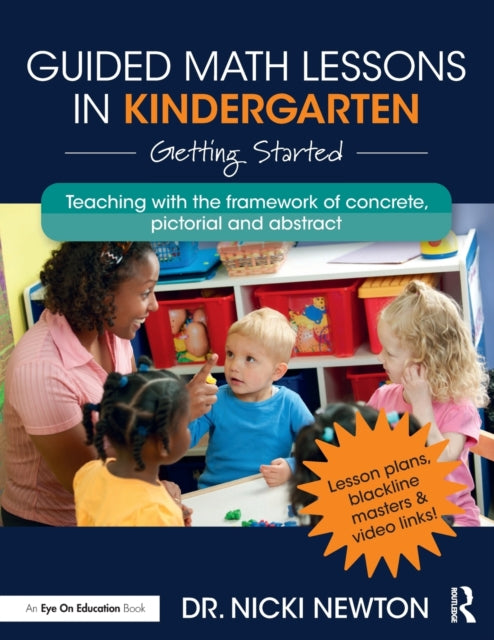 Book cover of: Guided Math Lessons in Kindergarten. By: Nicki Newton