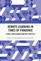 Book cover of: Remote Learning in Times of Pandemic. By: Linda Daniela