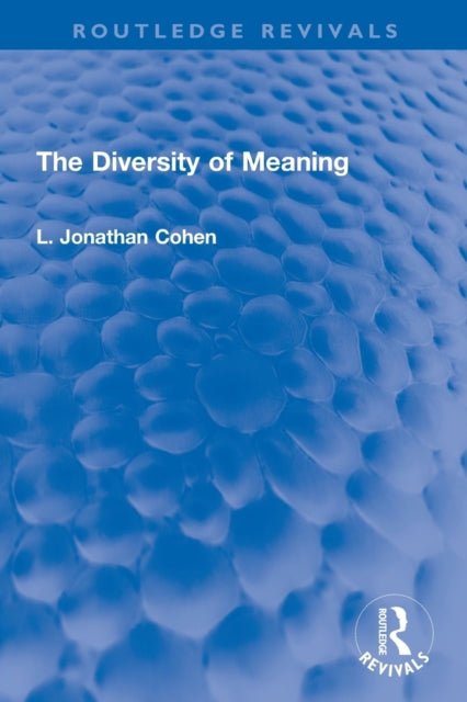 Book cover of: Diversity of Meaning