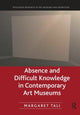 Book cover of: Absence and Difficult Knowledge in Contemporary Art Museums. By: Margaret Tali