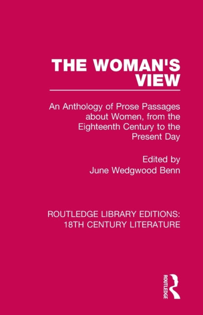 Book cover of: Woman's View. By: June Wedgwood Benn
