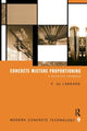 Book cover of: Concrete Mixture Proportioning. By: François de Larrard