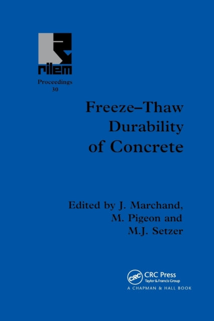 Book cover of: Freeze-Thaw Durability of Concrete. By: Michel Pigeon