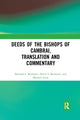 Book cover of: Deeds of the Bishops of Cambrai, Translation and Commentary