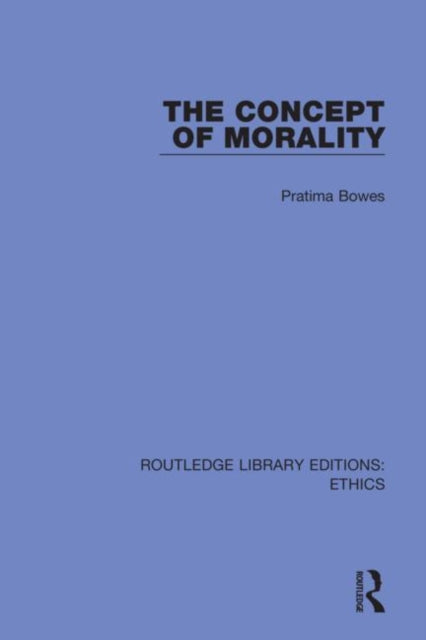 Book cover of: Concept of Morality
