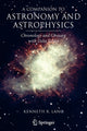 Book cover of: Companion to Astronomy and Astrophysics. By: Kenneth R. Lang