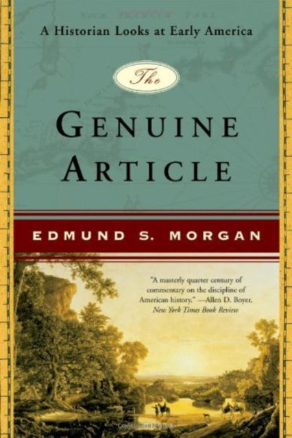 Book cover of: Genuine Article. By: Edmund Sears Morgan