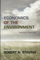 Book cover of: Economics of the Environment. By: R. N. Stavins
