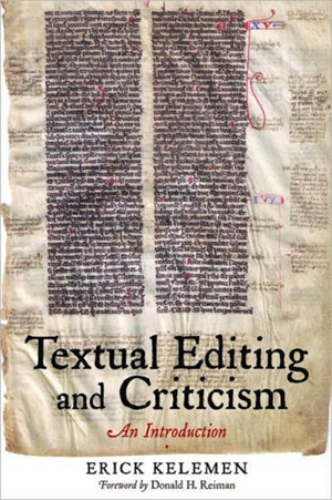 Textual Editing and Criticism