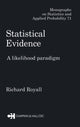 Book cover of: Statistical Evidence