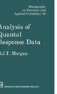 Book cover of: Analysis of Quantal Response Data