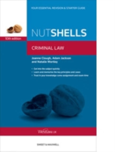 Book cover of: Nutshells Criminal Law. By: Joanne Clough